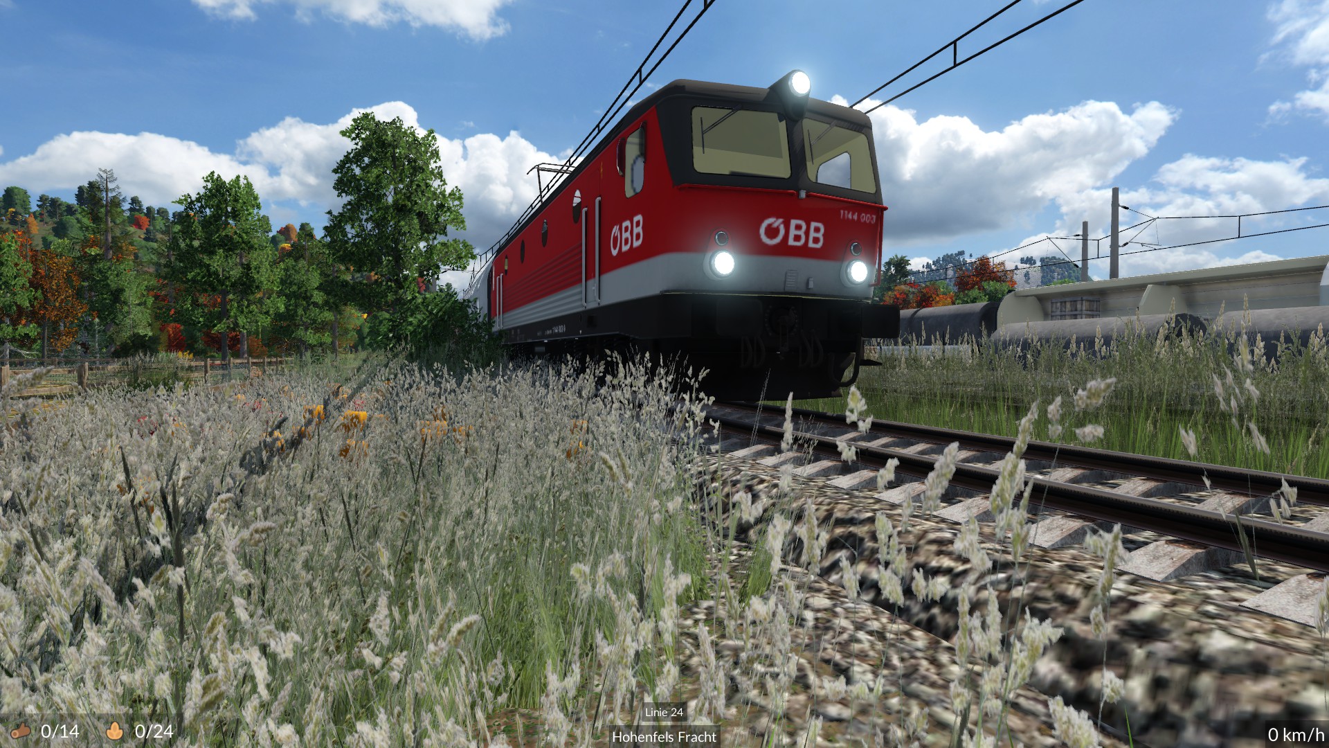 BR 1144 003 mit einem Wiesel Wendezug