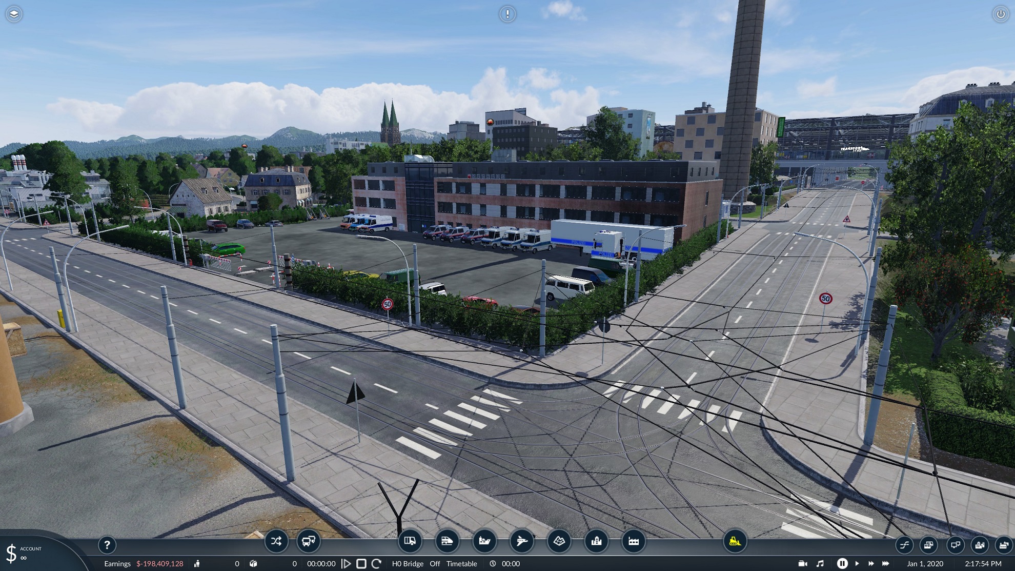 Rathaus und Polizeiwache