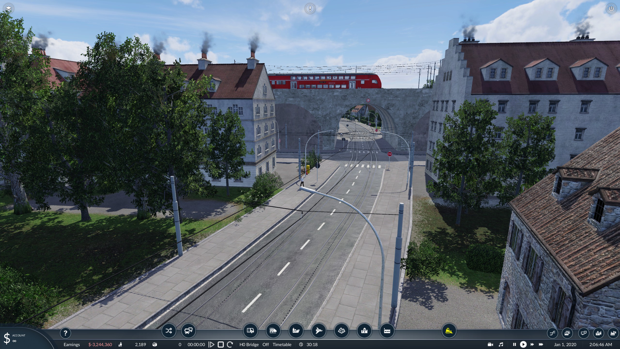 Blick auf eine Unterführung