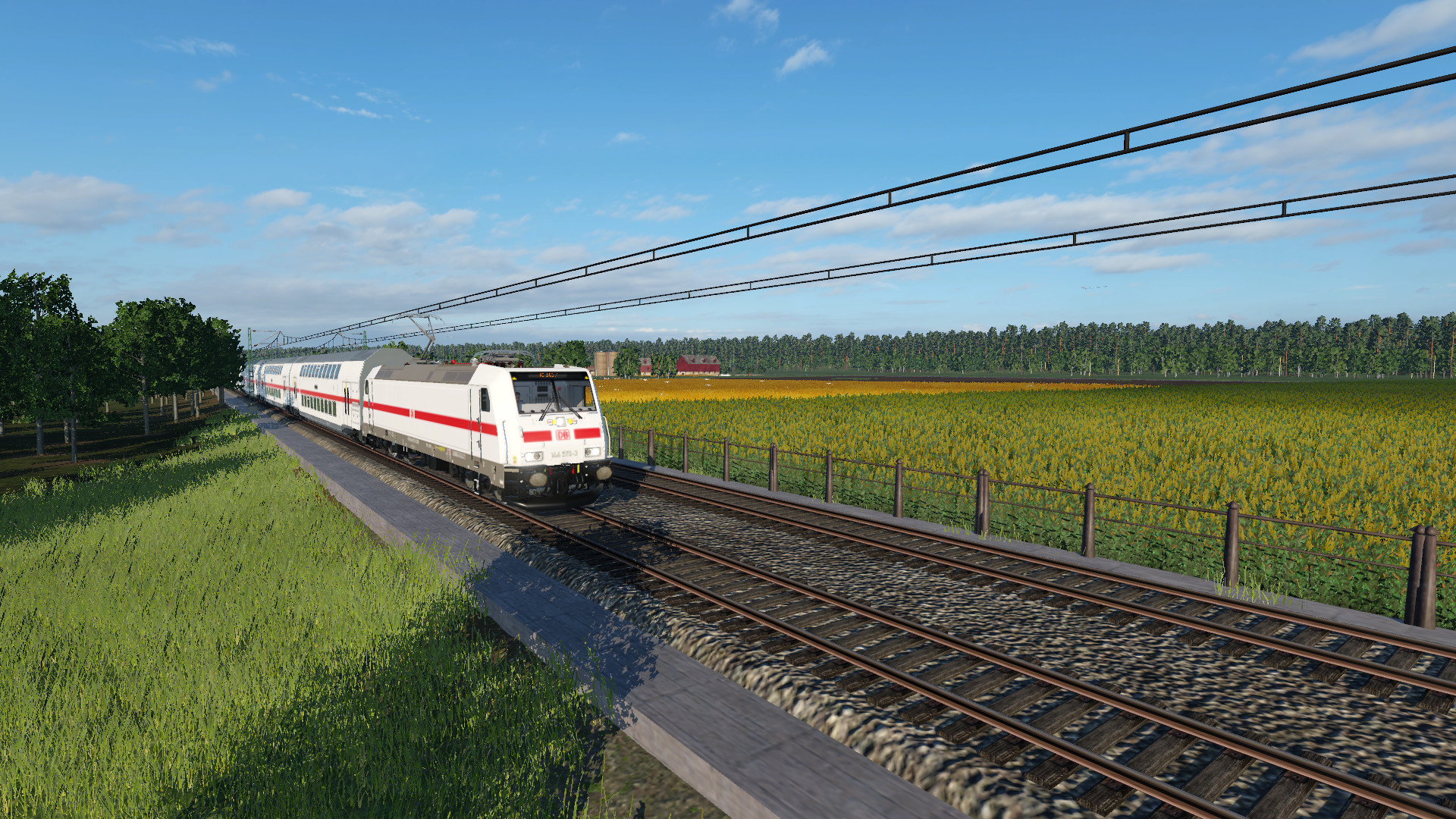 BR 146 als IC auf der Neubaustrecke (1)