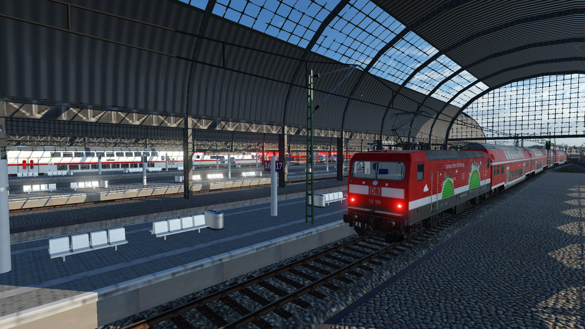 Zugbetrieb am Hbf
