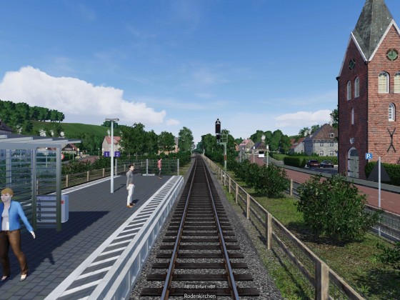 Im Bahnhof Rodenkirchen