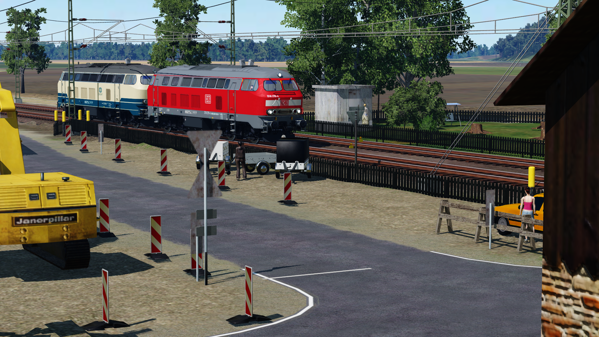 218-Lz in Richtung Preuelsleben