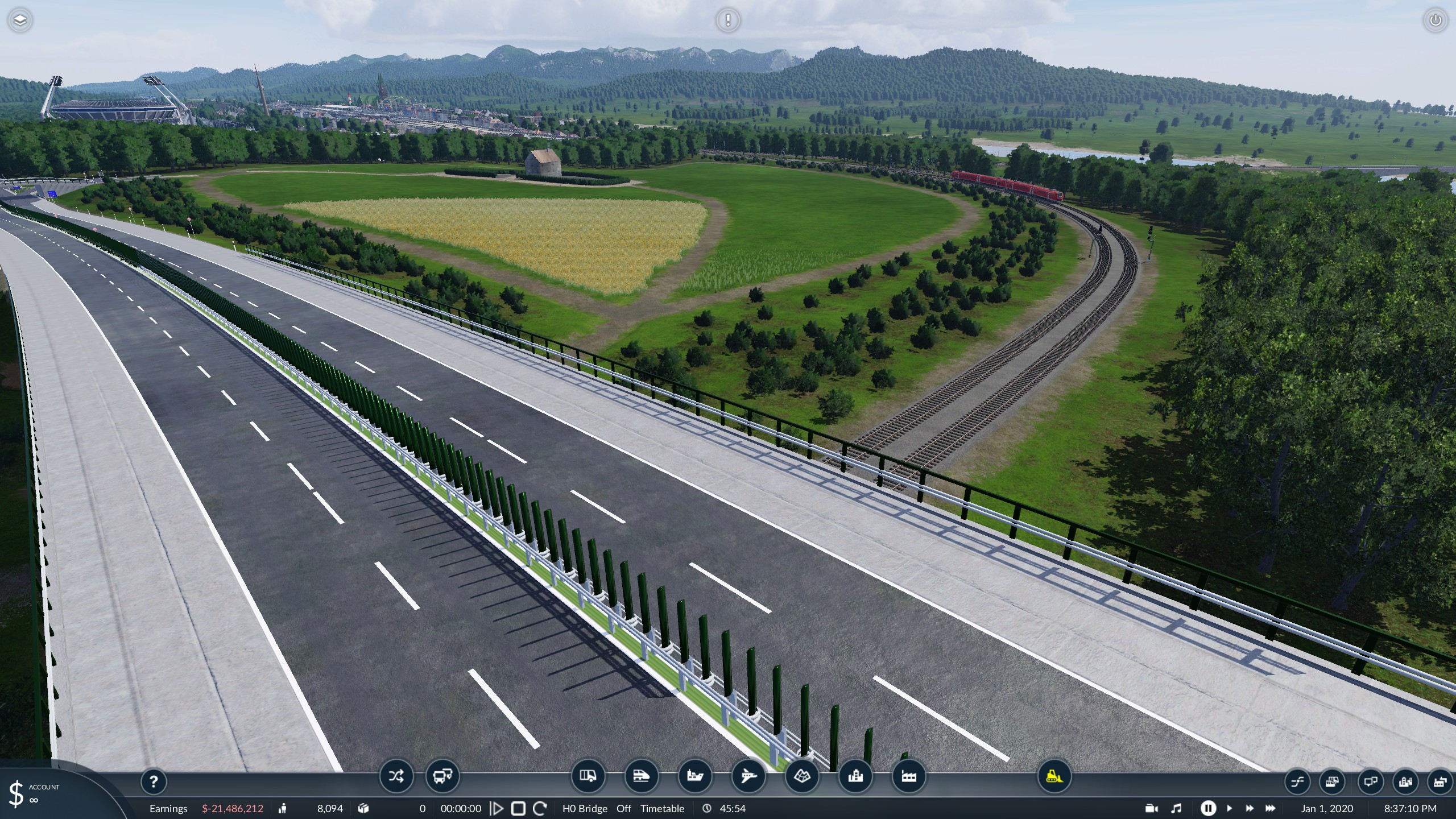 Ein kleiner Blick auf die neue Dieselstrecke