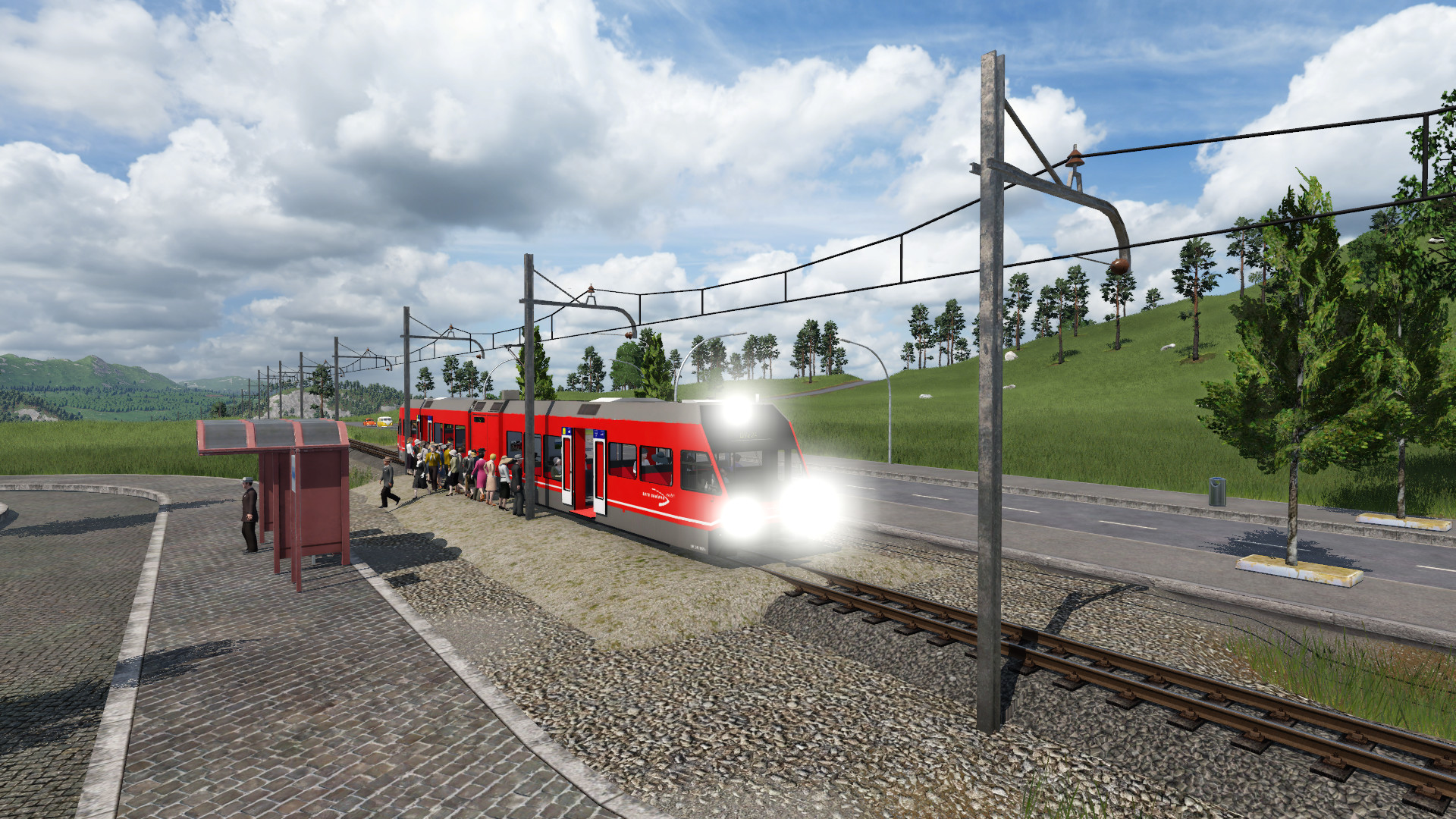 GTW im Endbahnhof