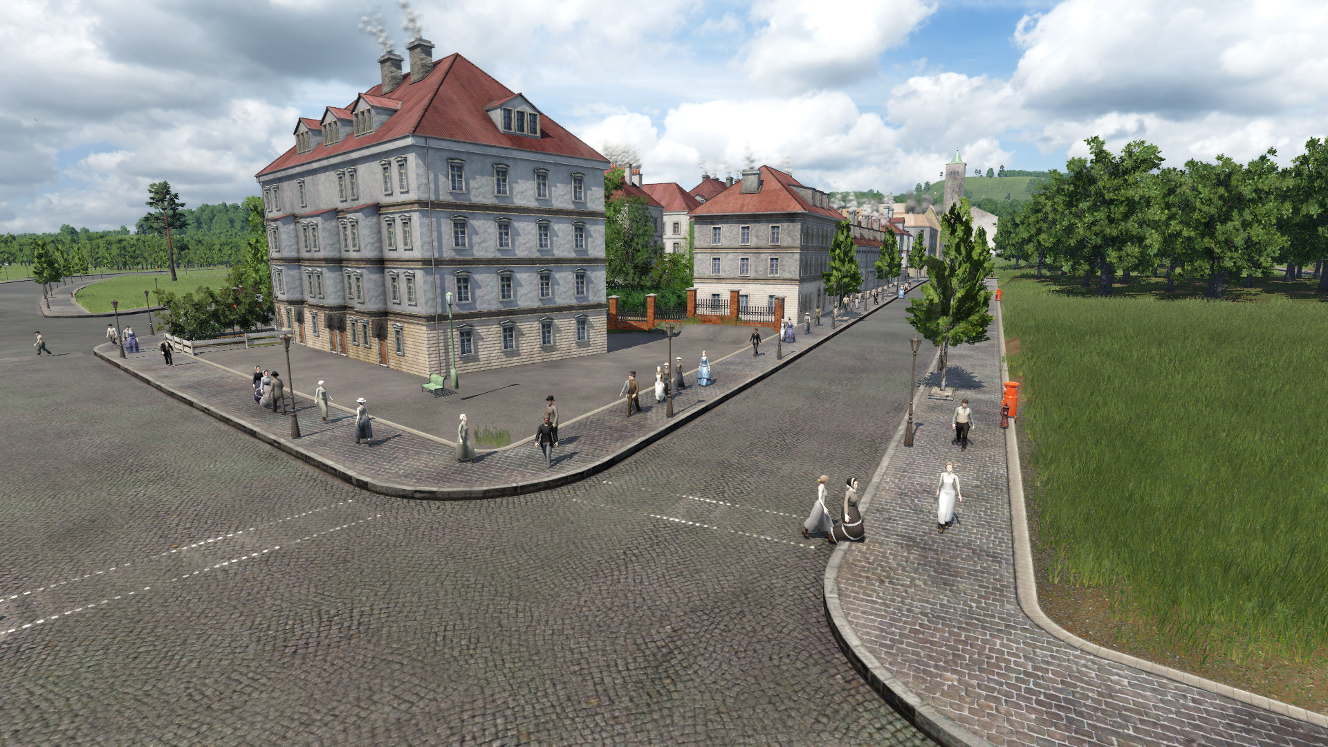 Erste Arbeiten im Stadtgebiet