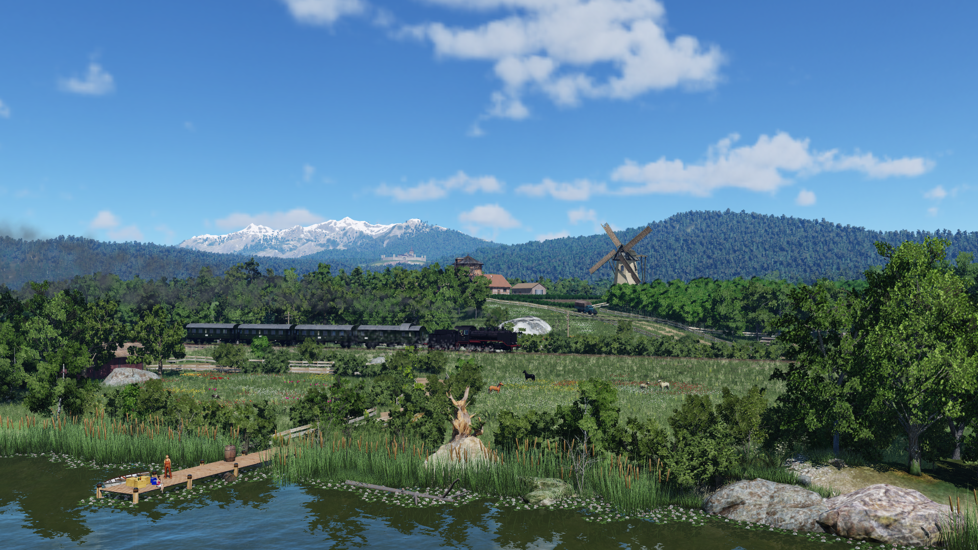 [TpF1] BR 24 running through countryside