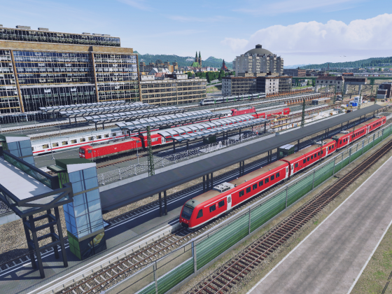 Neuer Bahnsteig am Schwansteiner Hauptbahnhof