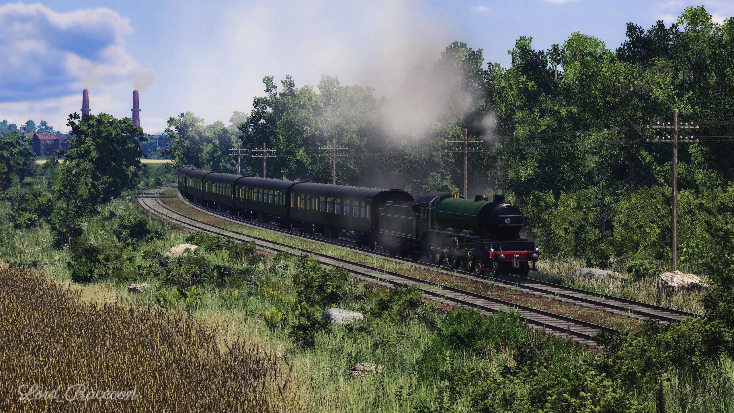 [TpF1] LNER Class B17 in the countryside