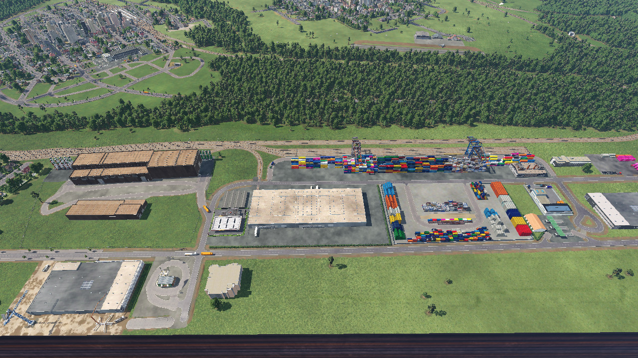 Diorama - "Swissterminal" Frenkendorf mit Umgebung (Mc Donnald`s, Läckerlihus, Truckzenter Naef, Oehninger Transport, Mifa und Neubau Sabag.