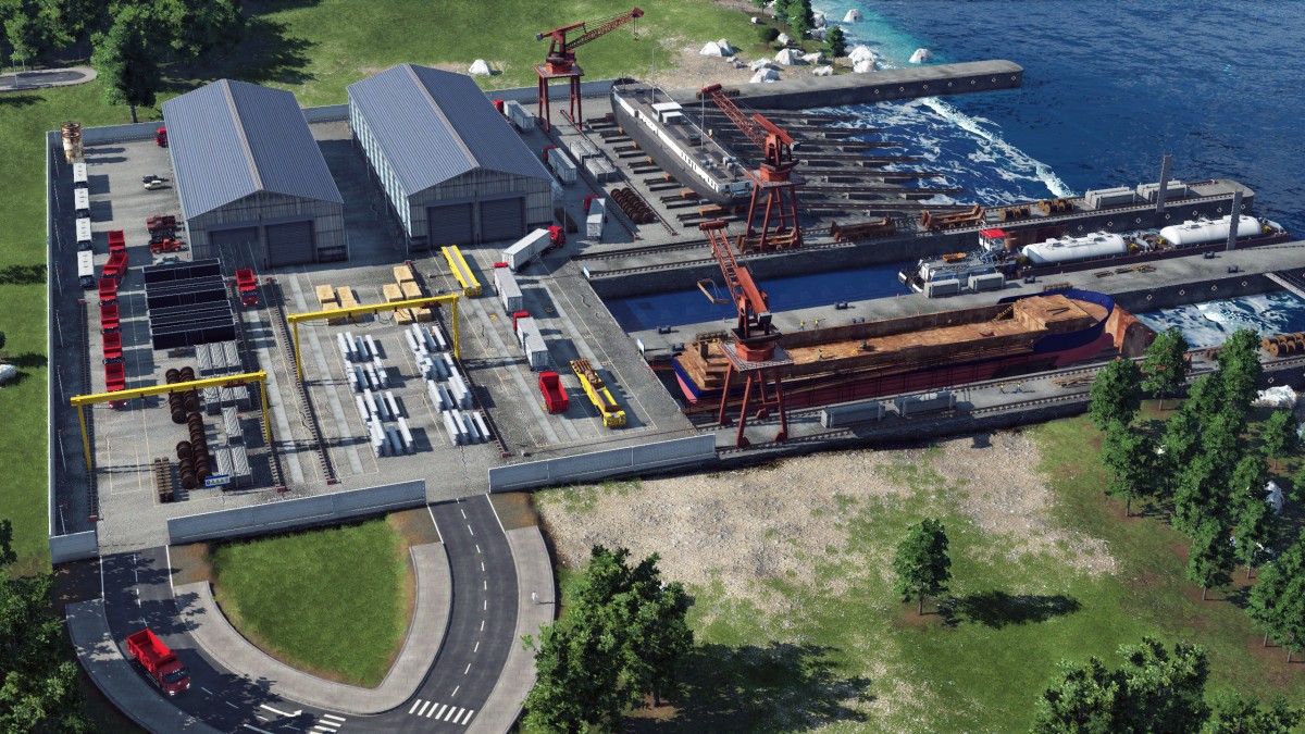 "road_depot" + "shipyard" + "cargo_station" three in one.  lol