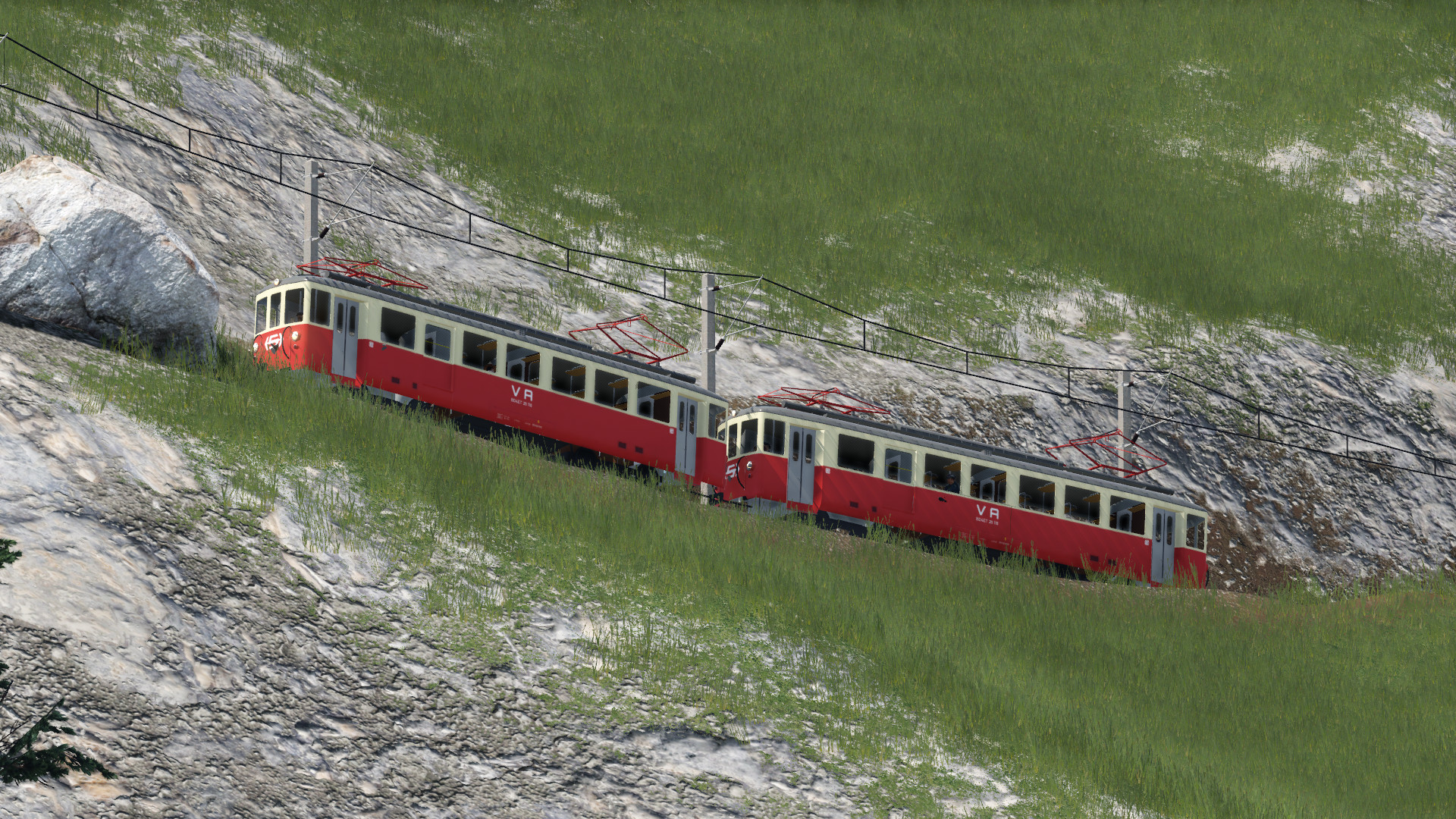 Bergbahn von Trivenau zum Großen Toven