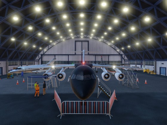 Chartered Aviation Hangar