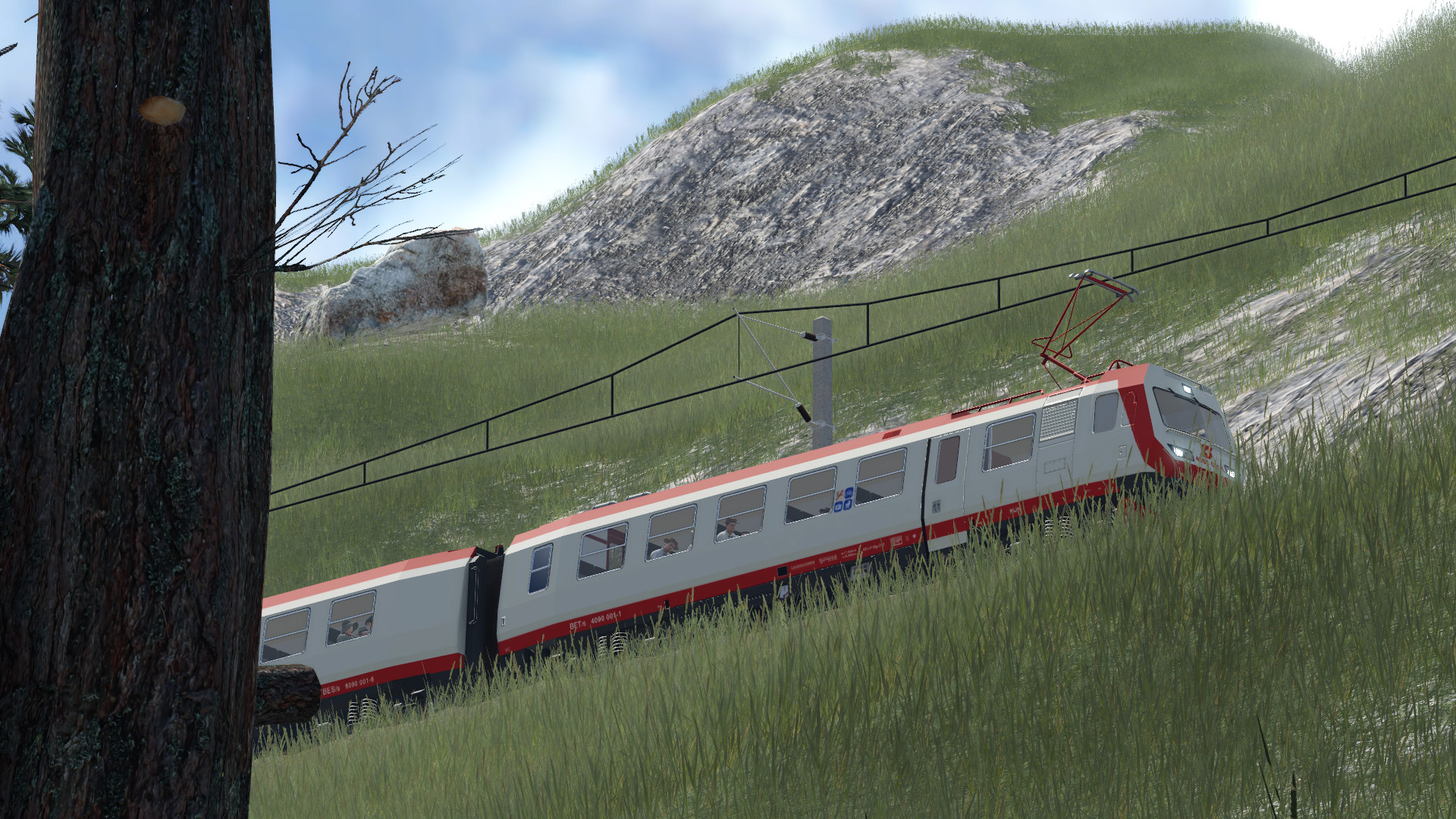 ÖBB 4090 auf der Bergstrecke