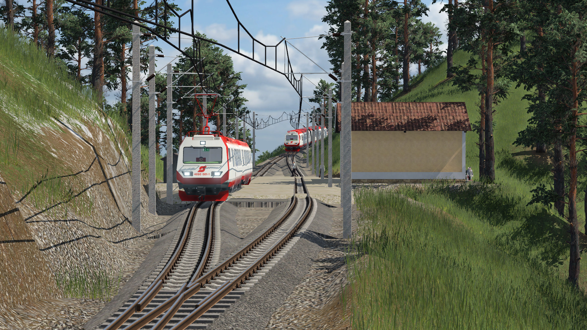 ÖBB 4090 auf der Bergstrecke