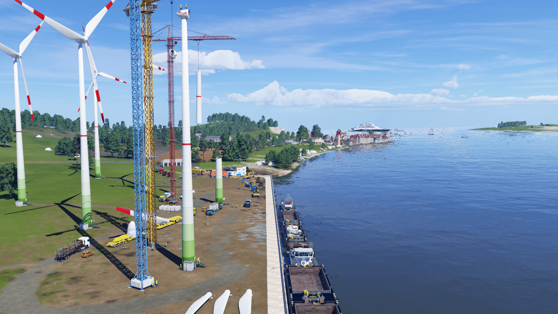 Baustelle Windpark