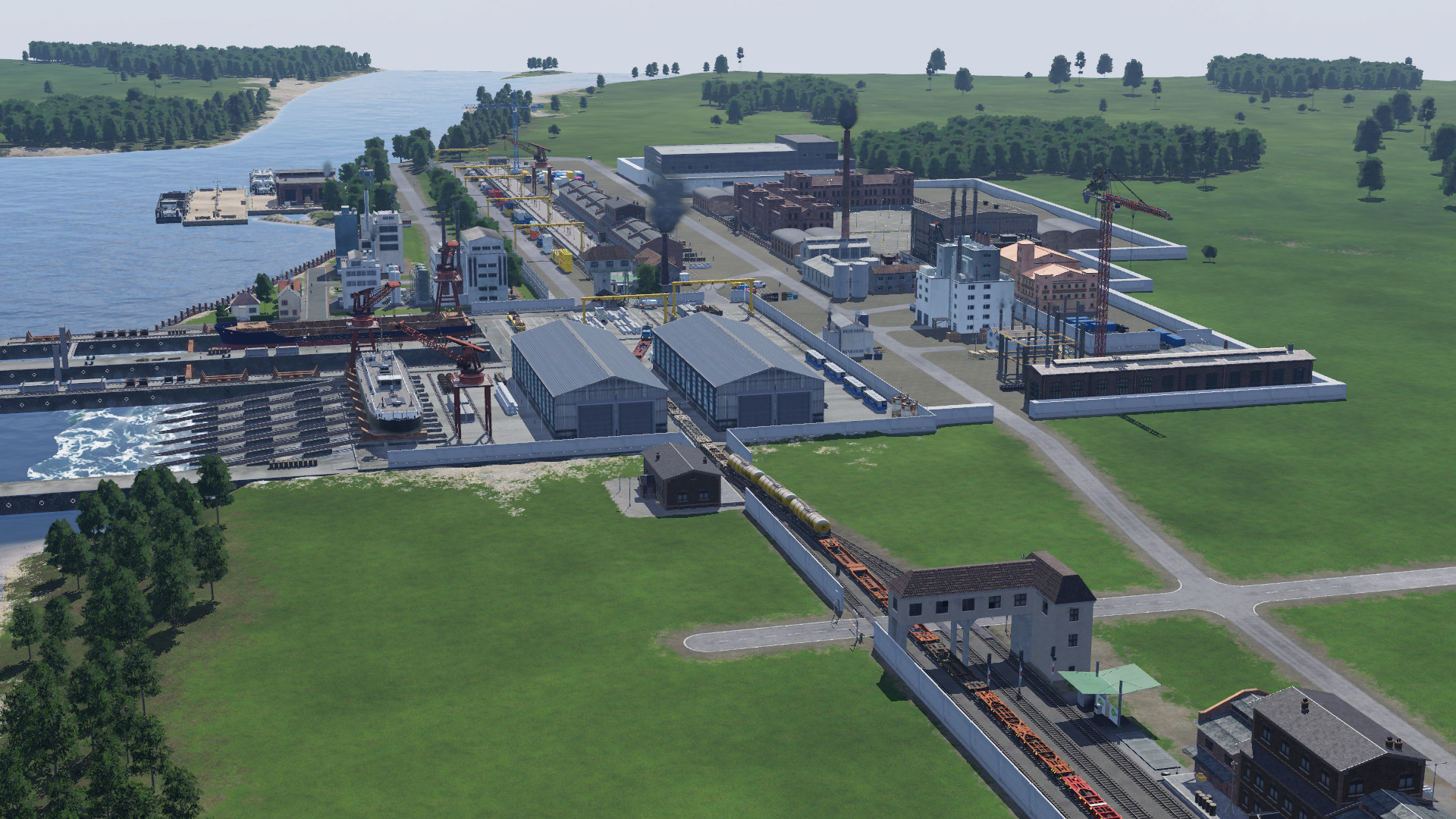 Hafen Gelände