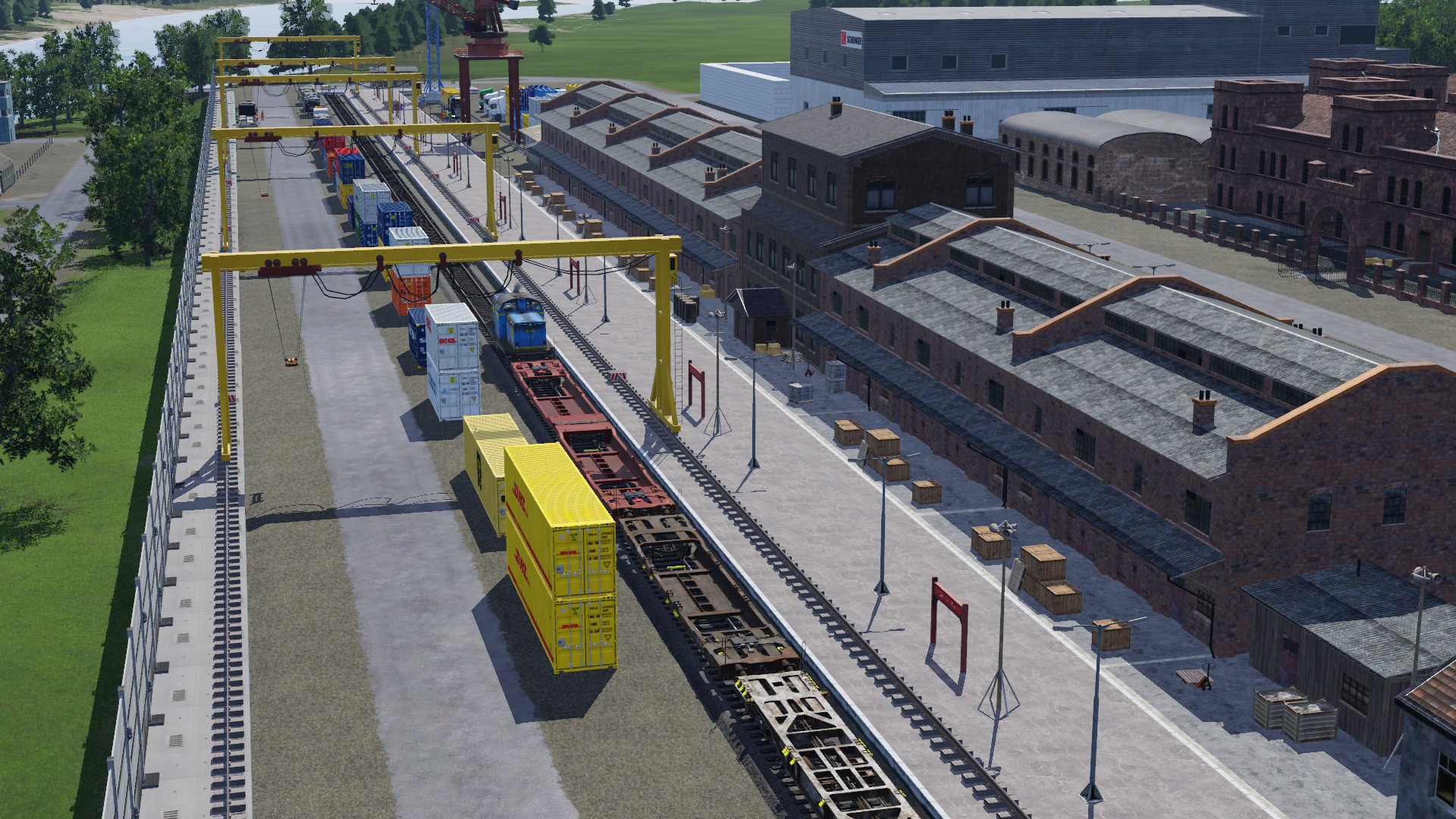 Hafen Gelände