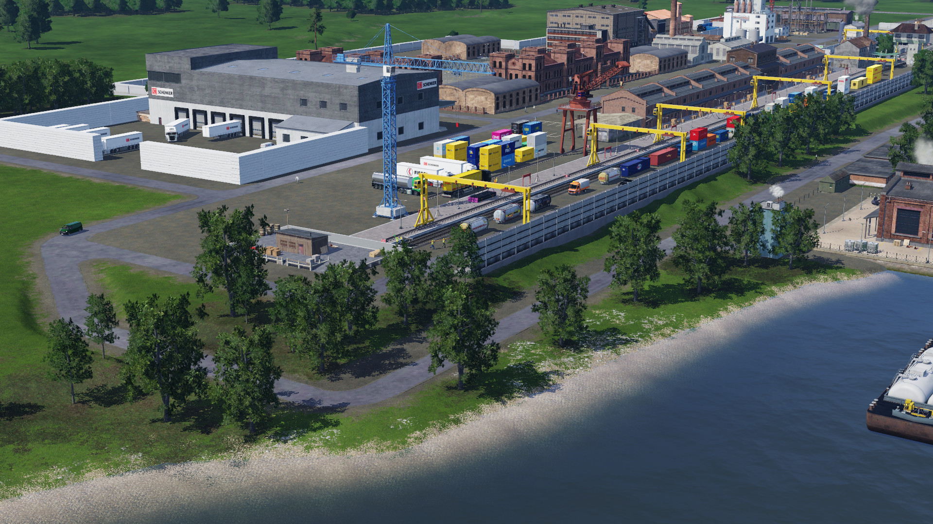 Hafen Gelände