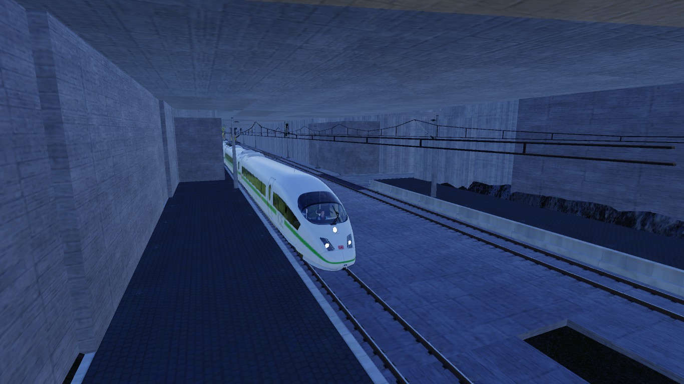 ICE 3 durch denn neu Bautunnel