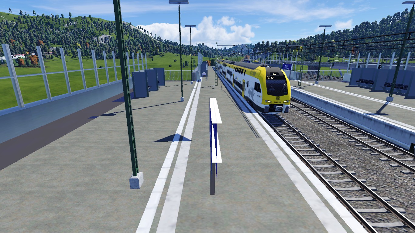 ein fahrt des RE 10