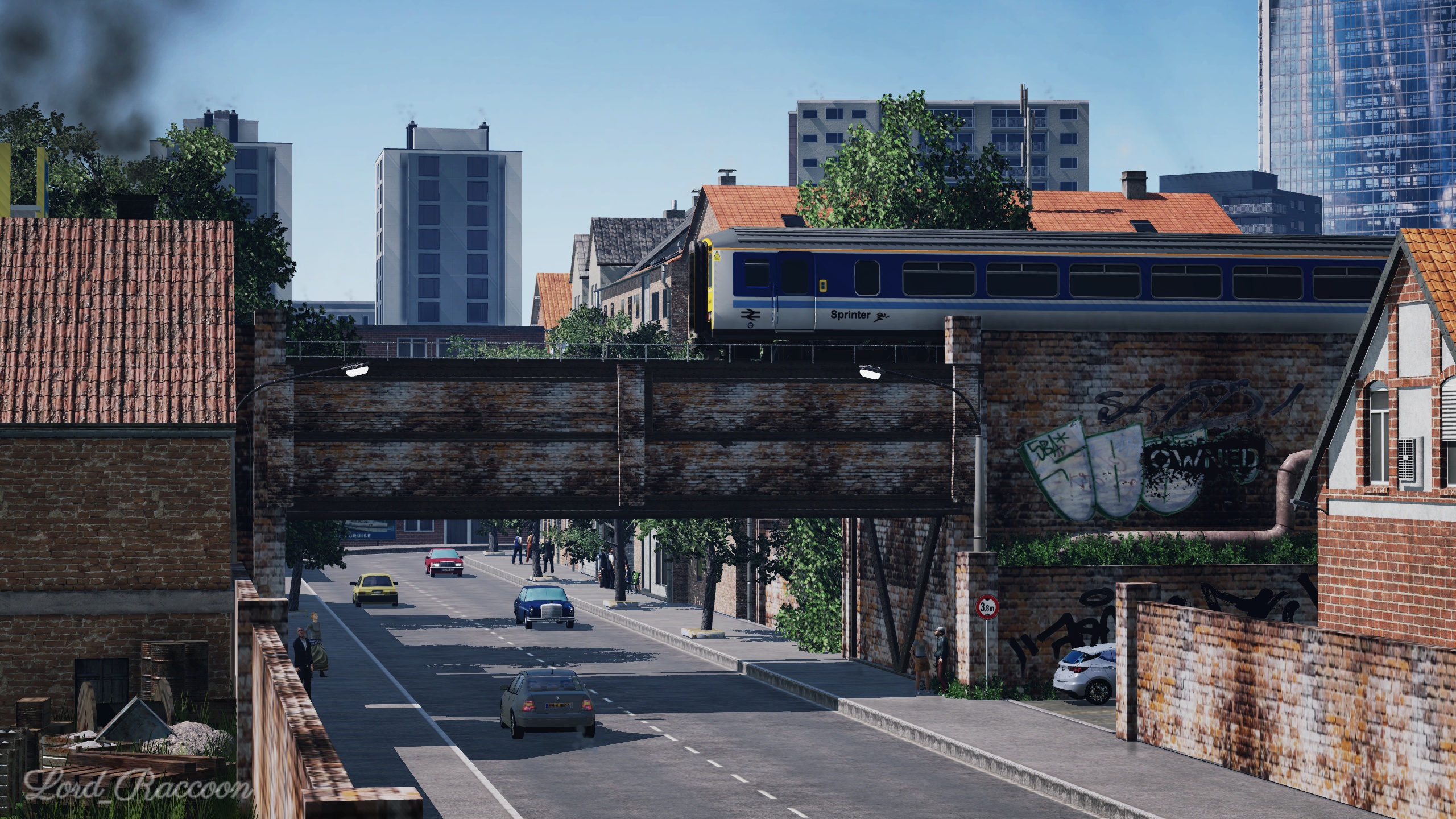 [TpF1] Sprinter on the tiny custom bridge