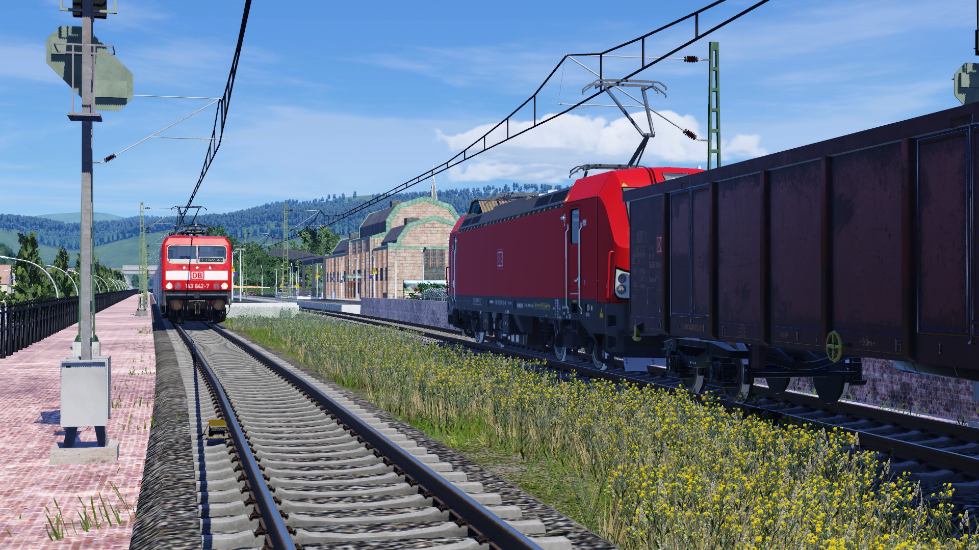 Trainspotting an der rechten Rheinstrecke...