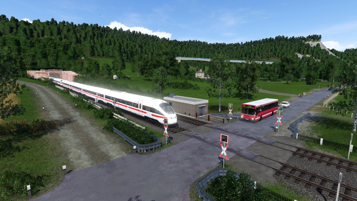 Eisenbahn und Bahnbus