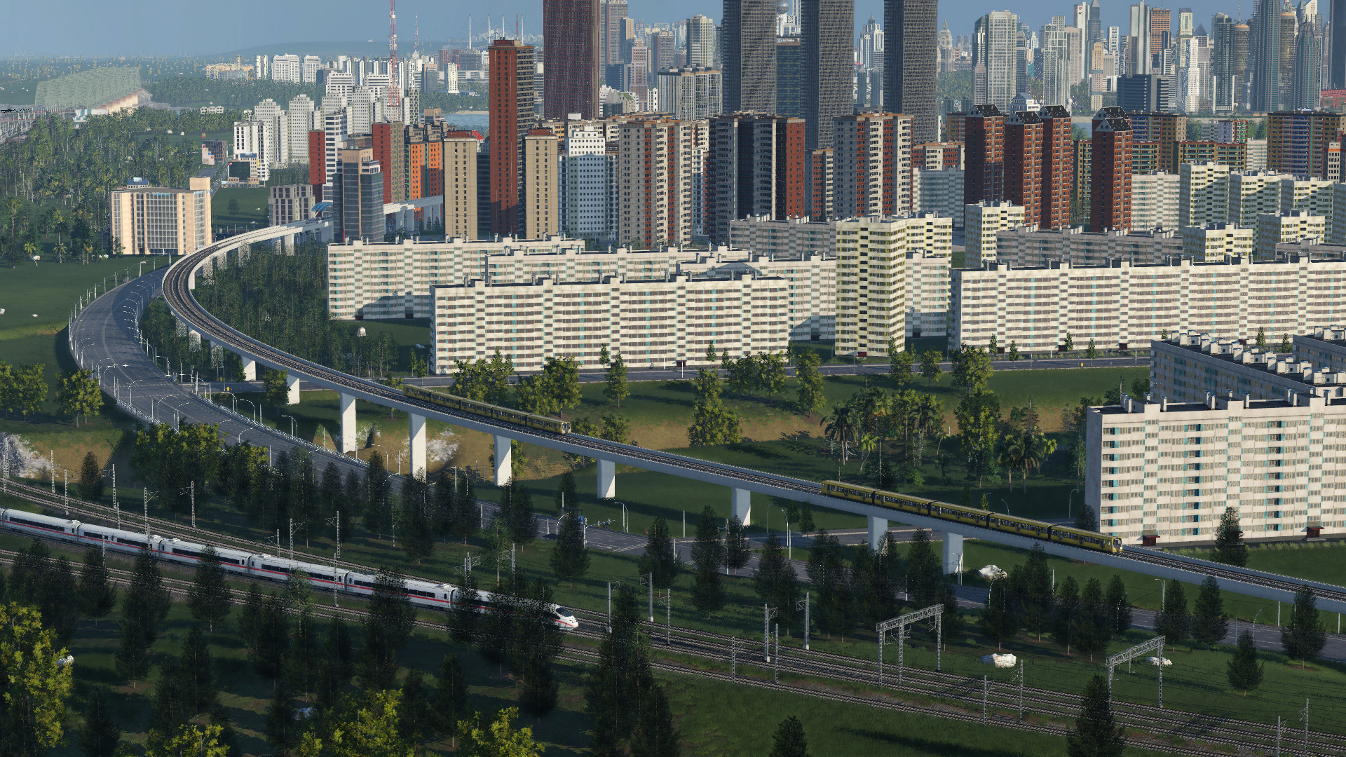 Vorstadt, U-bahn Linie und Bahn