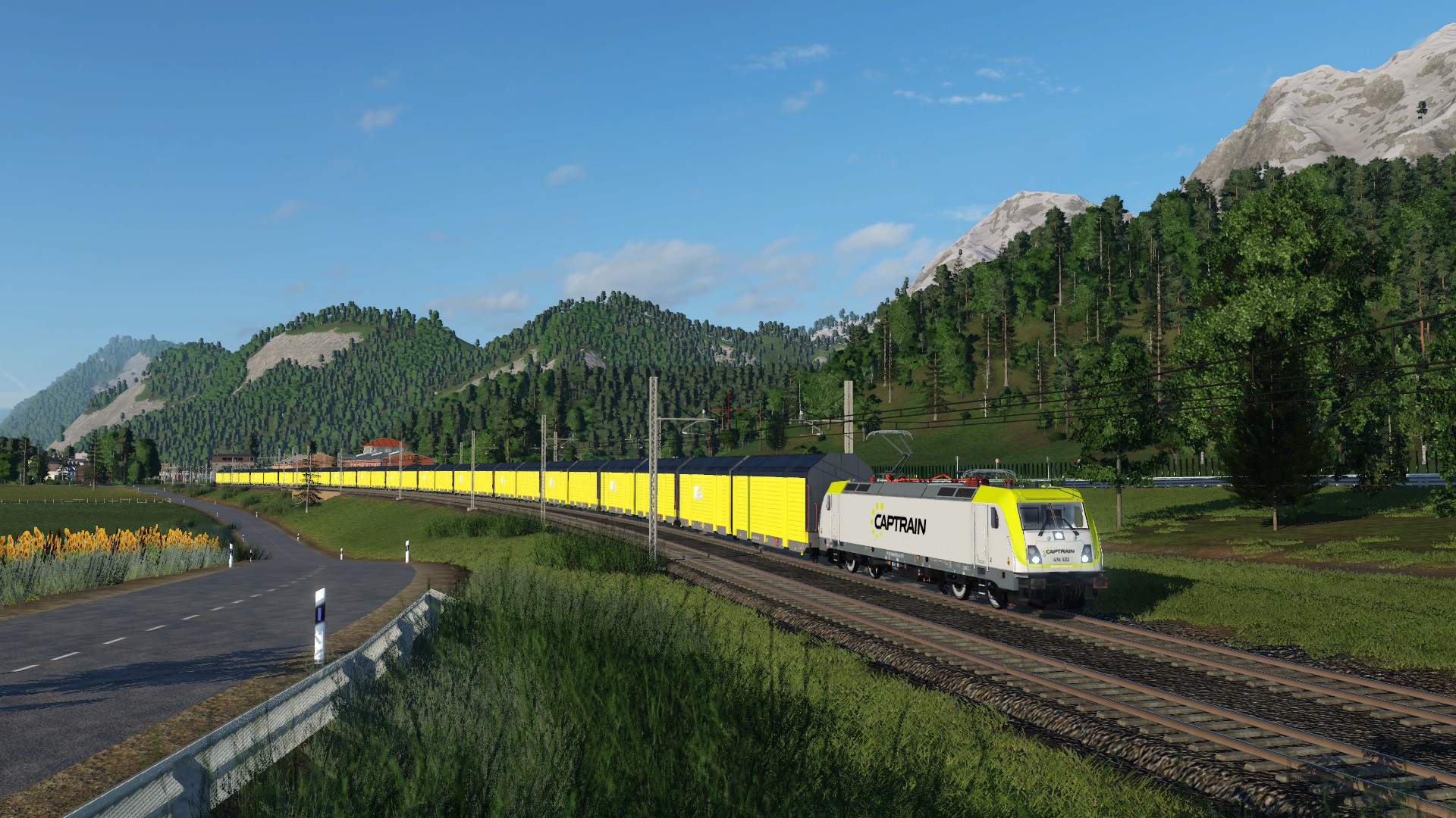 Autozug Richtung Süden