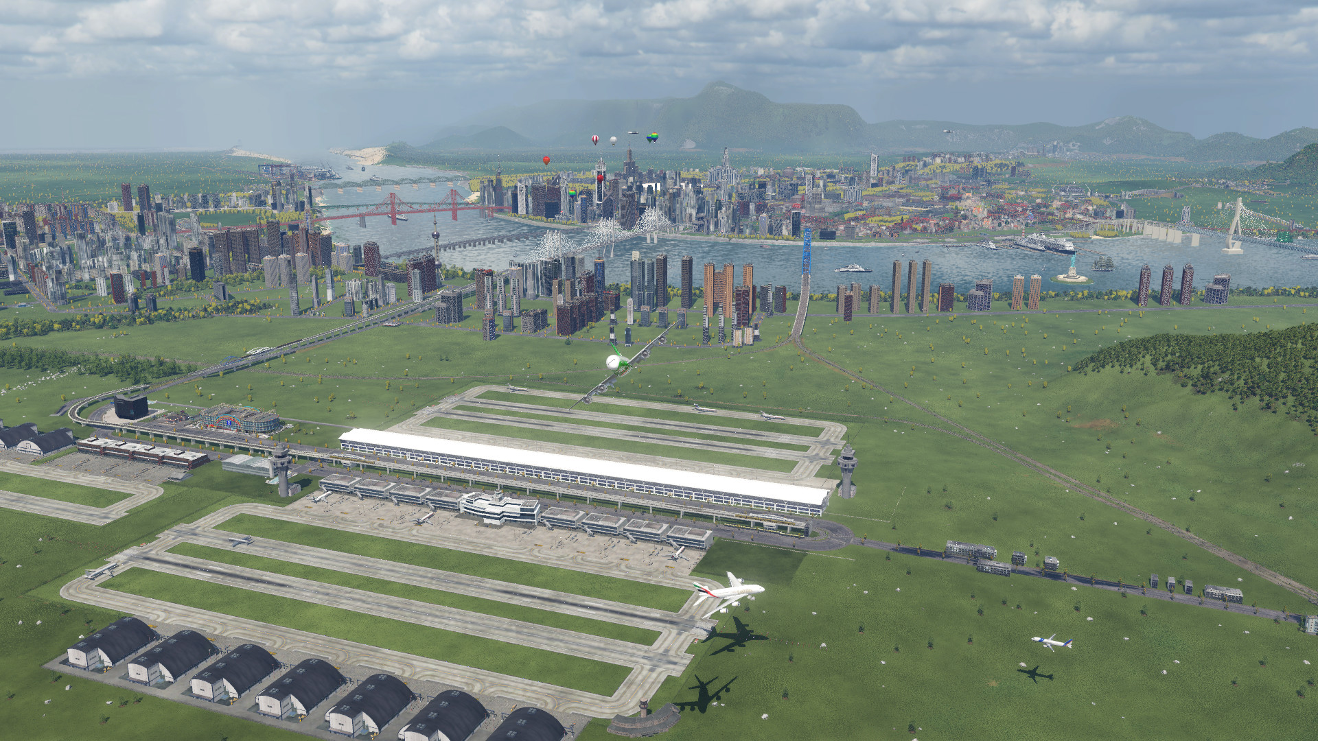 Int.Flughafen ,Regionalen Flughafen und Frachthub