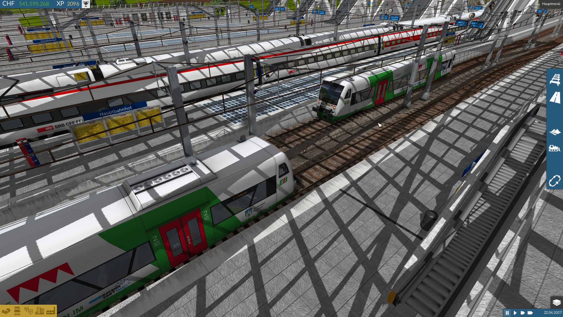 Neuer Hauptbahnhof in Rivaz