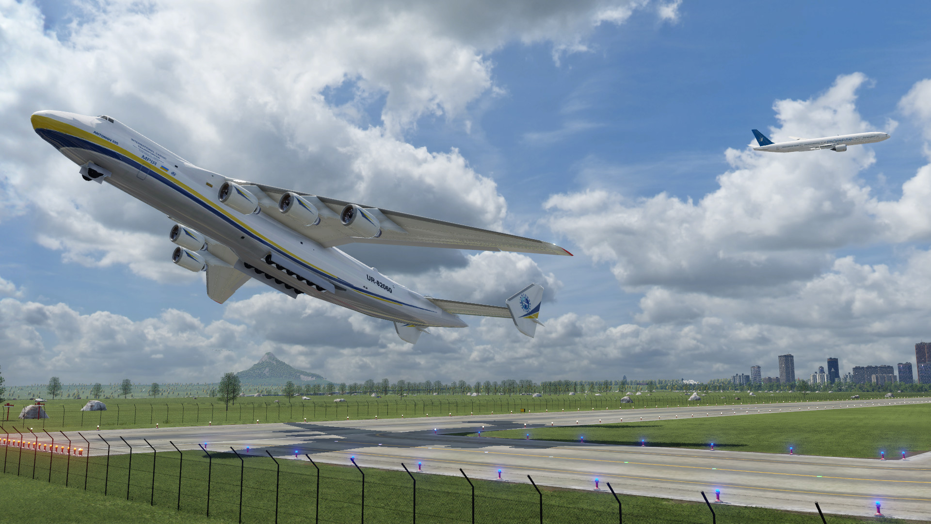 AN 225, Boing 777 300