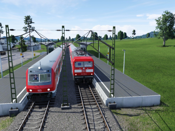 Zwei S-Bahnen