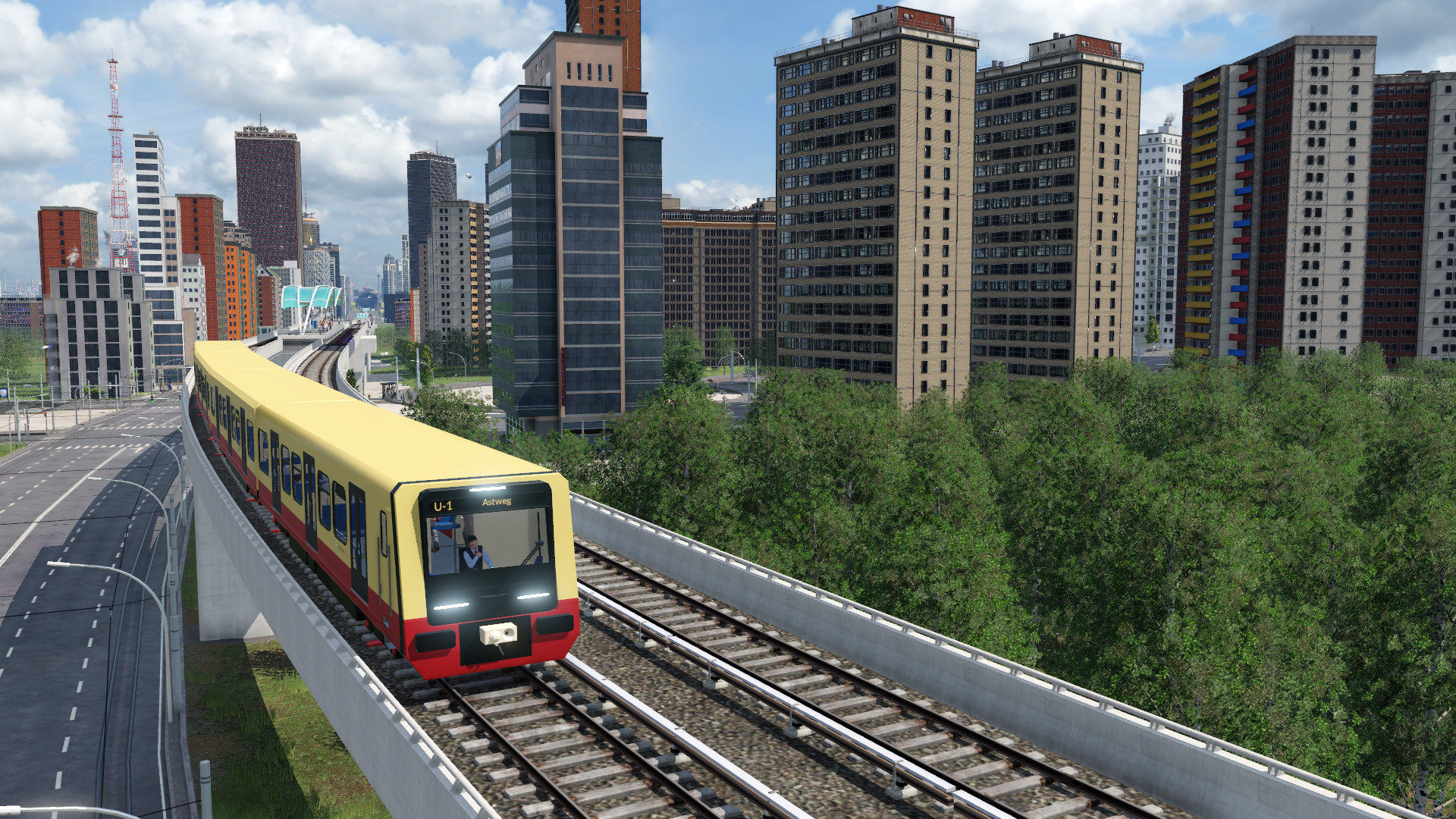 Der neue Zug für U-bahn Linie 1
