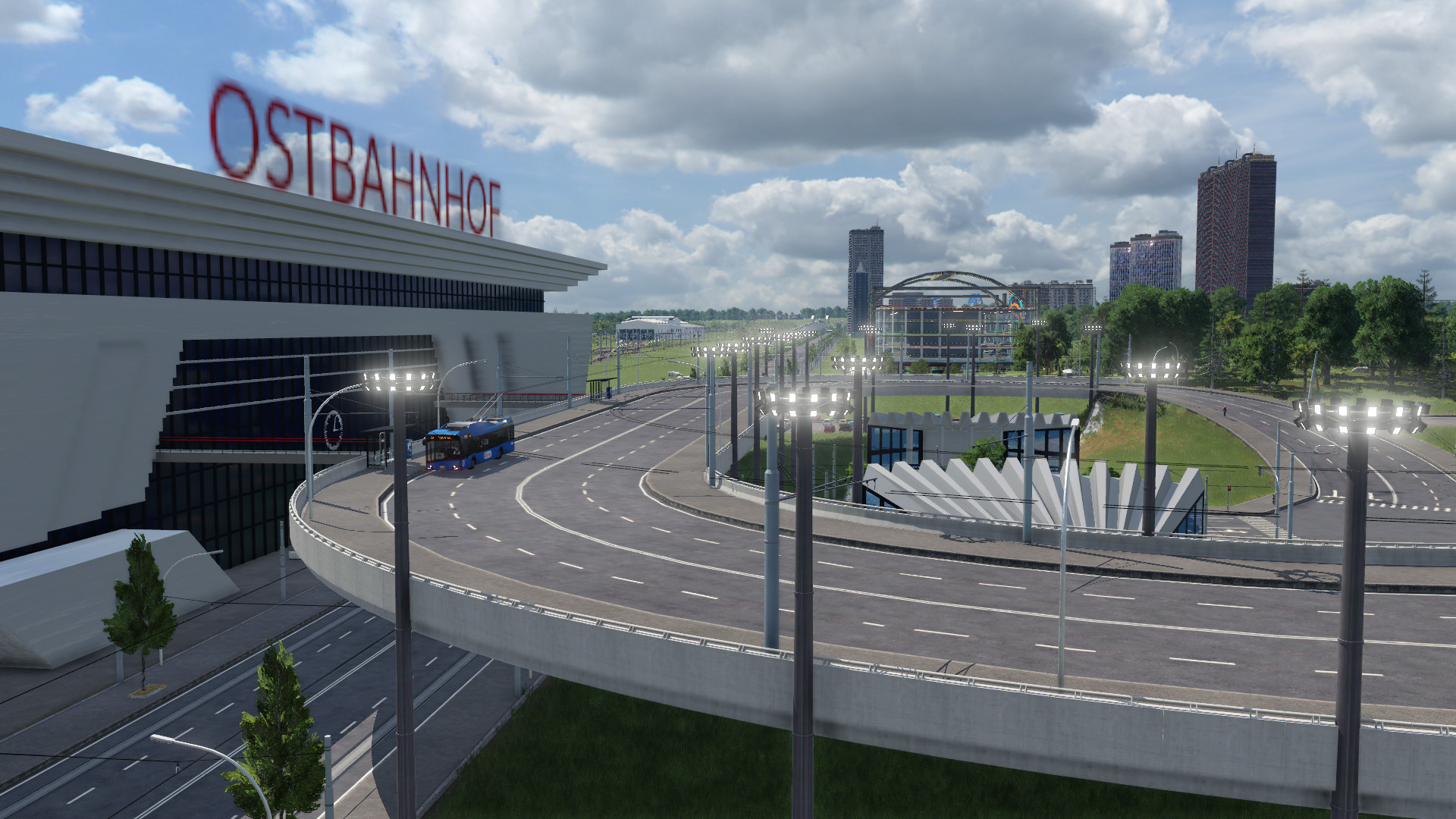 Neue O-bus Linie zum Ostbahnhof