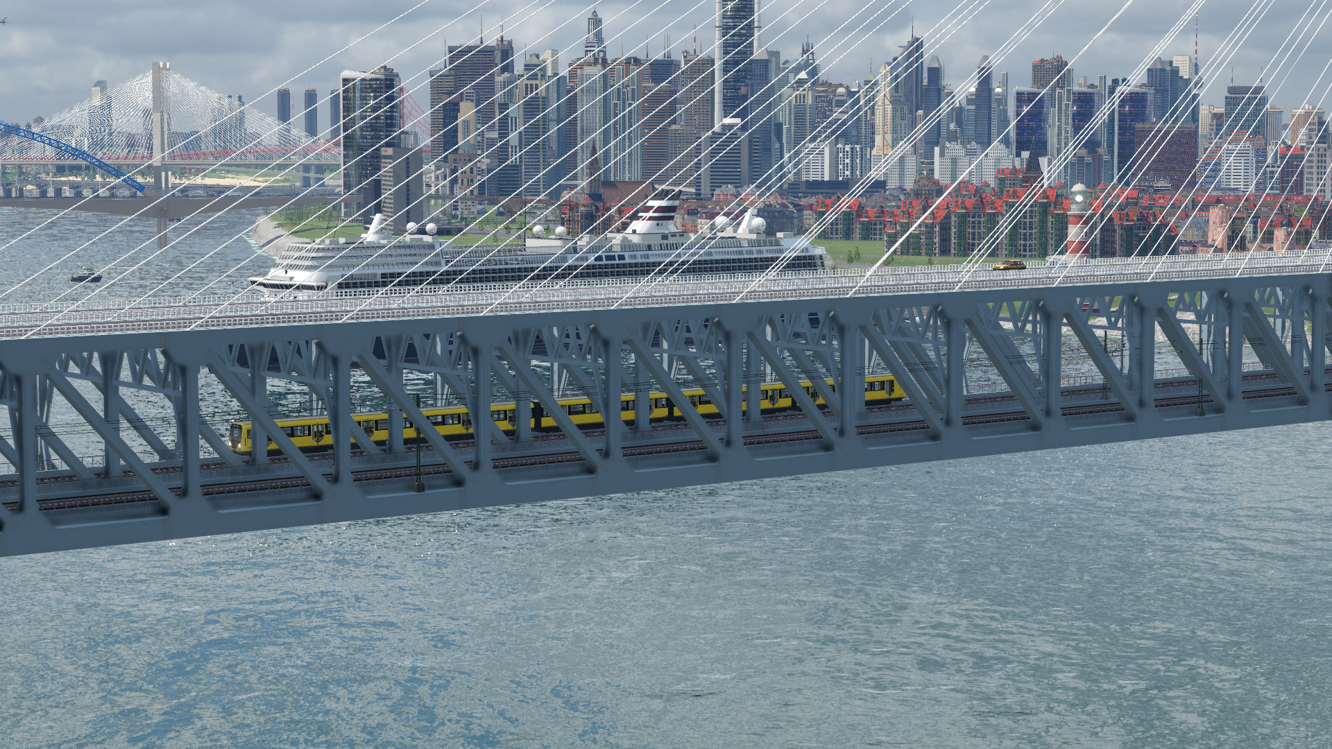"Neustadtbrücke" für Bahn,U-bahn und Strassenverkehr