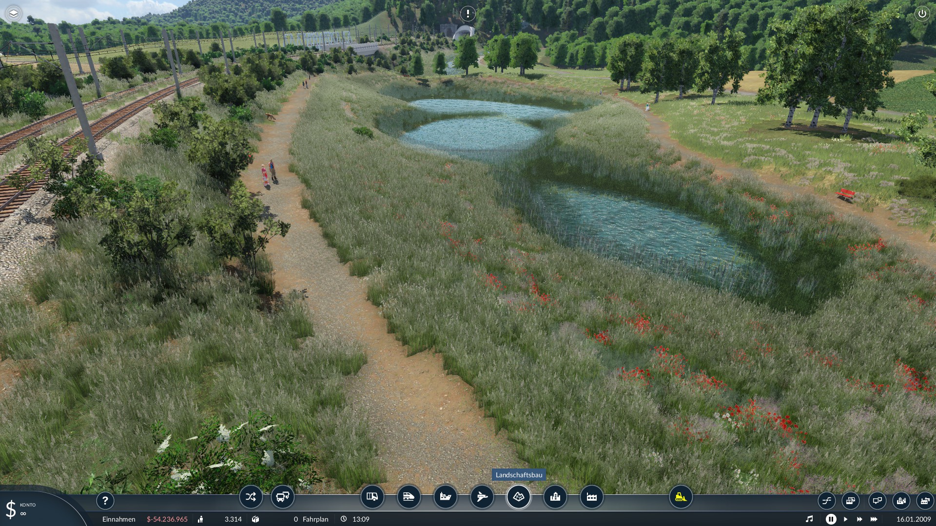 Mal was von mir etwas Landwirtschaft mit Teich