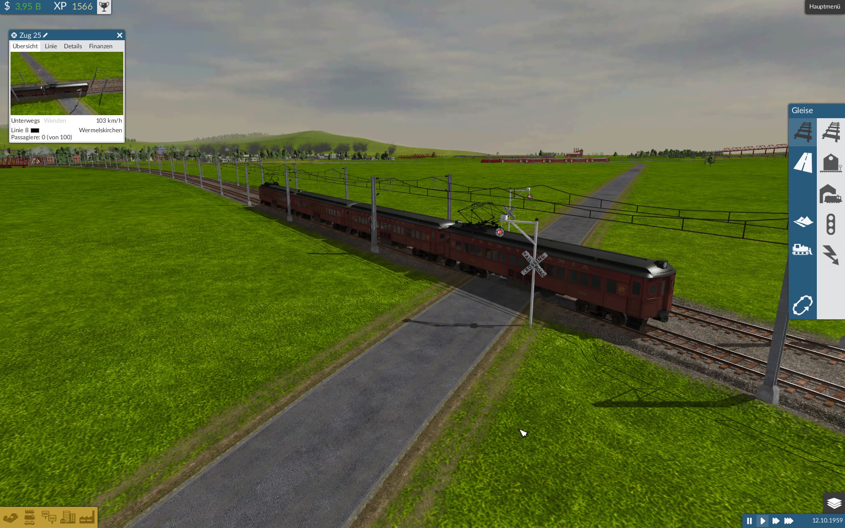 Pennsylvania Railroad auf den Weg nach Wermelskirchen
