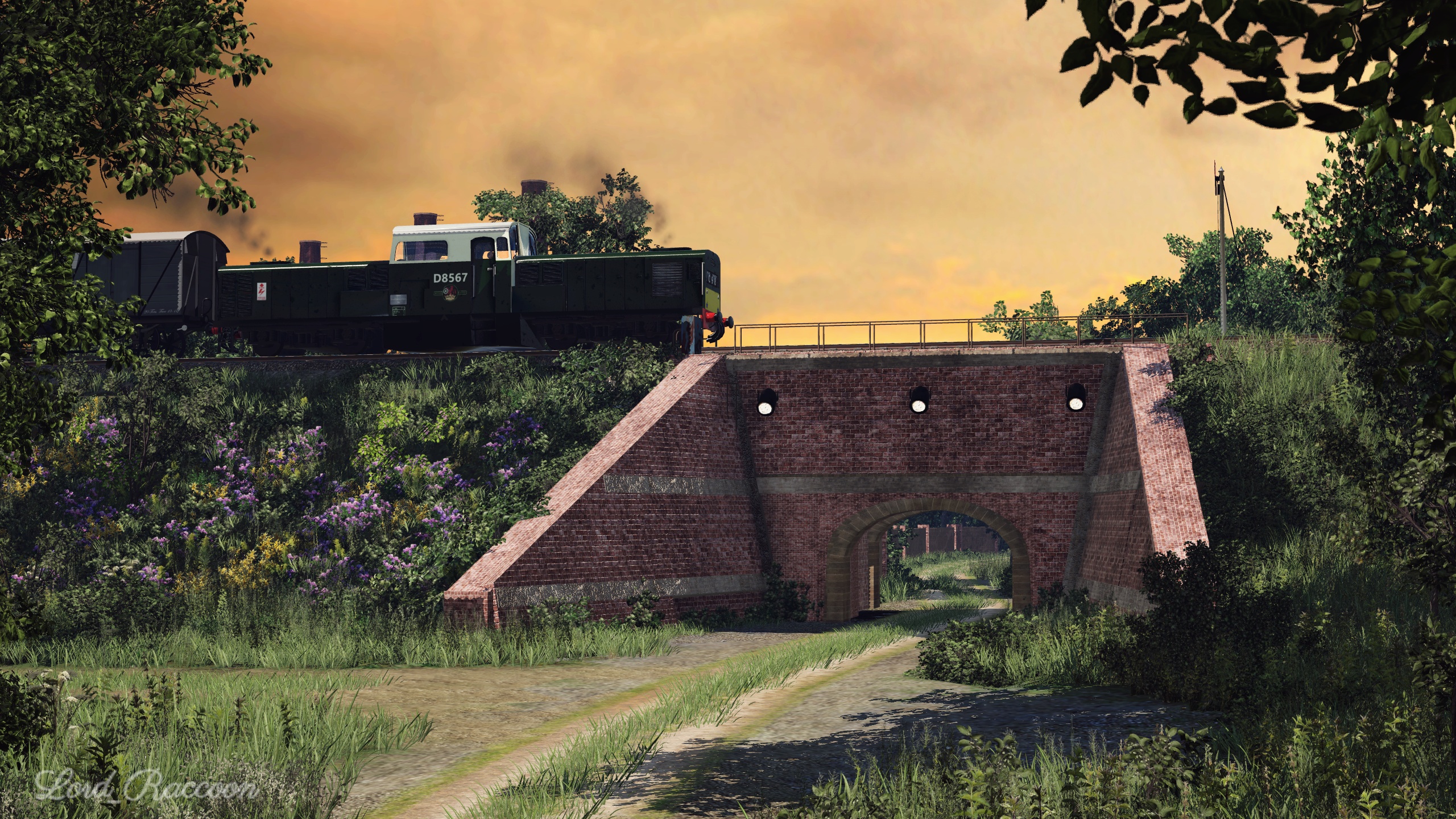 [TpF1] BR Class 17 crossing the countryside bridge
