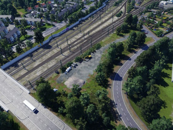 Baufortschritt Güterbahnhof Seelze und Umgebung....
