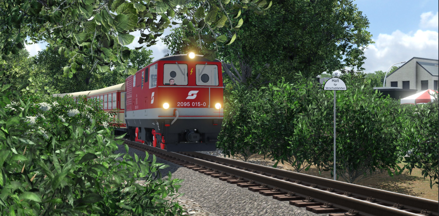 Betriebsende der 2095 bei der Krumpe