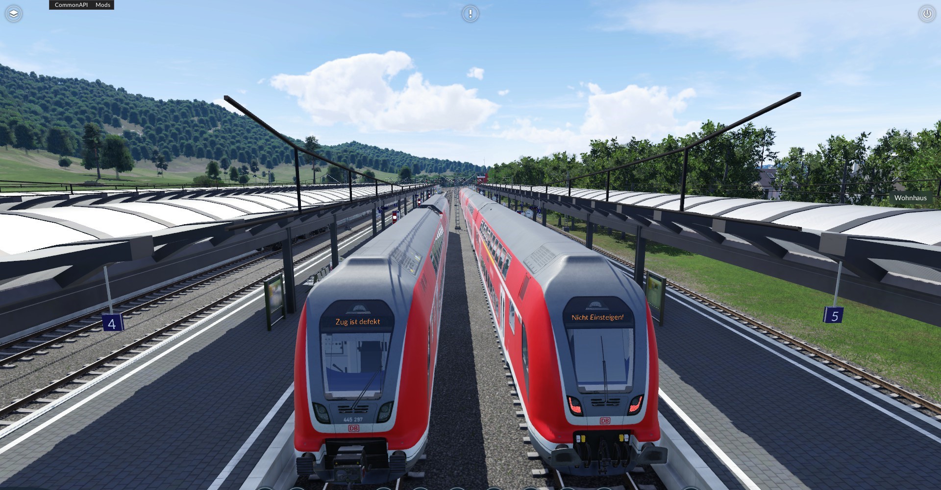 Zwei Twindexxzüge