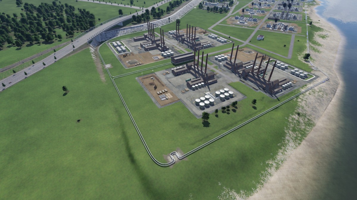 Pipelines zur Versorgung der Treibstoffraffinerien