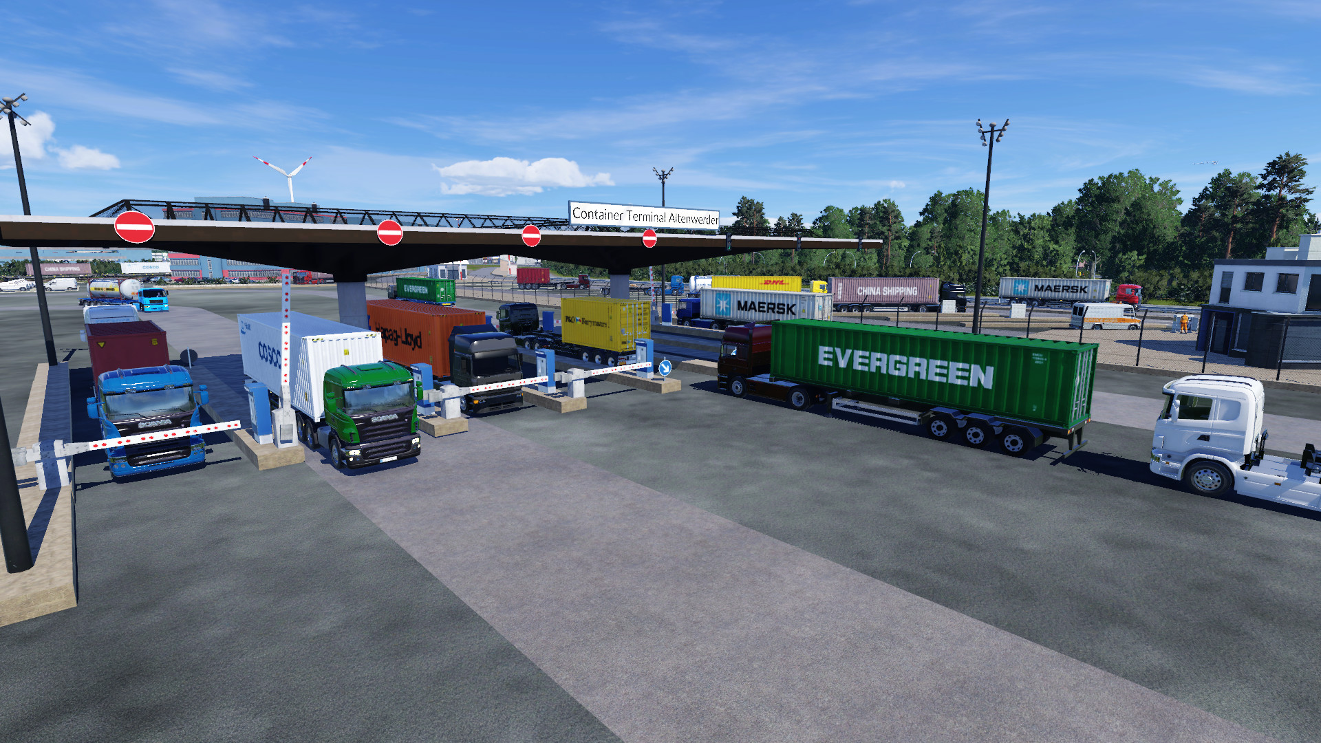 Haupteingang Containerterminal