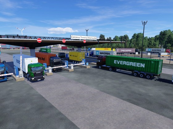 Haupteingang Containerterminal