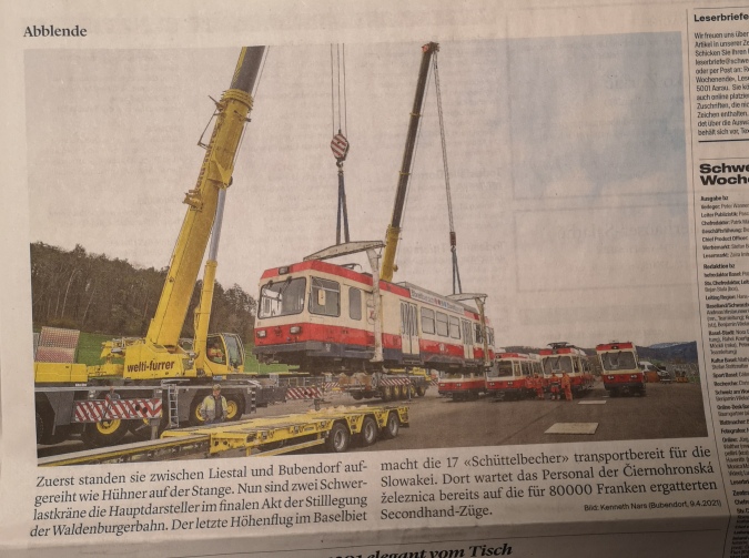 Waldenburgerbahn altes Rollmaterial