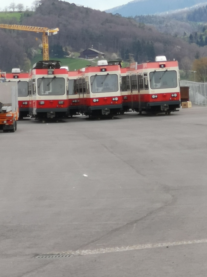 Warten auf die Verladung