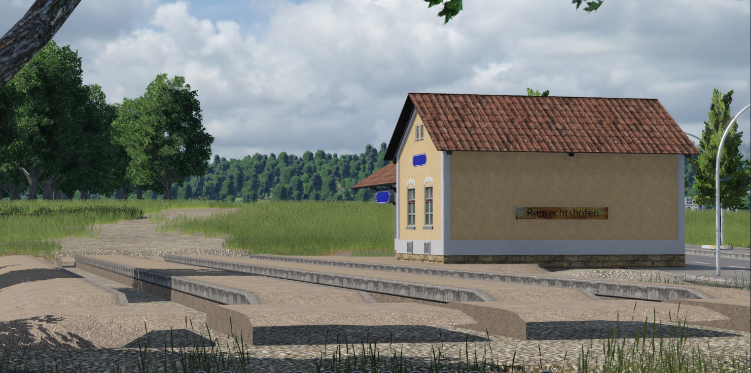 Die Krumpe - Aufgelassener Bahnhof: Ruprechtshofen