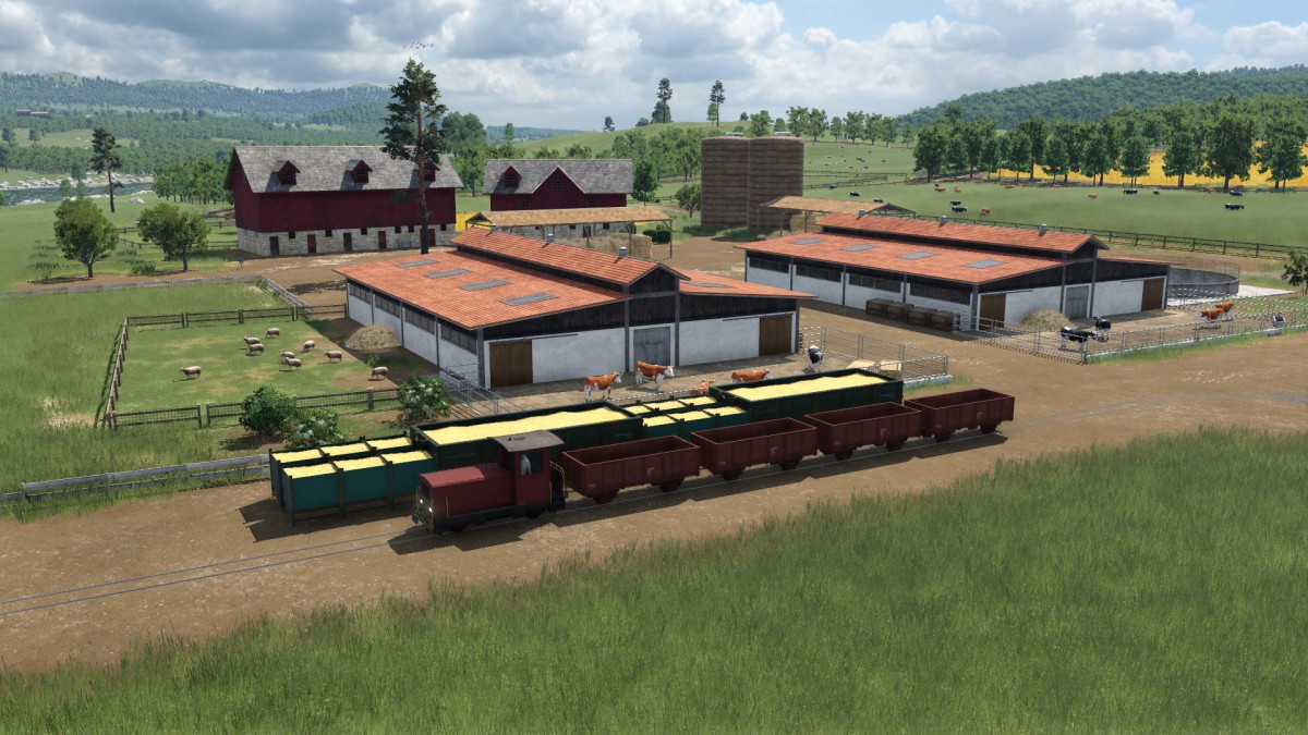 Werkbahn für den Getreidetransport